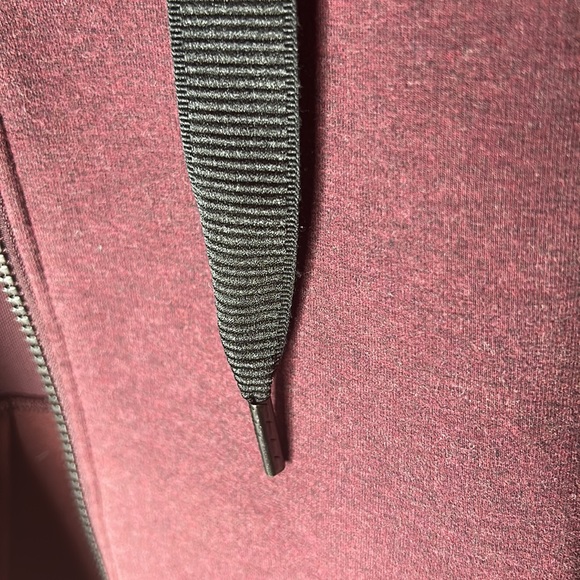 LULULEMON Burgundy Hooded Full Zip Jacket Size 4 - Picture 5 of 16